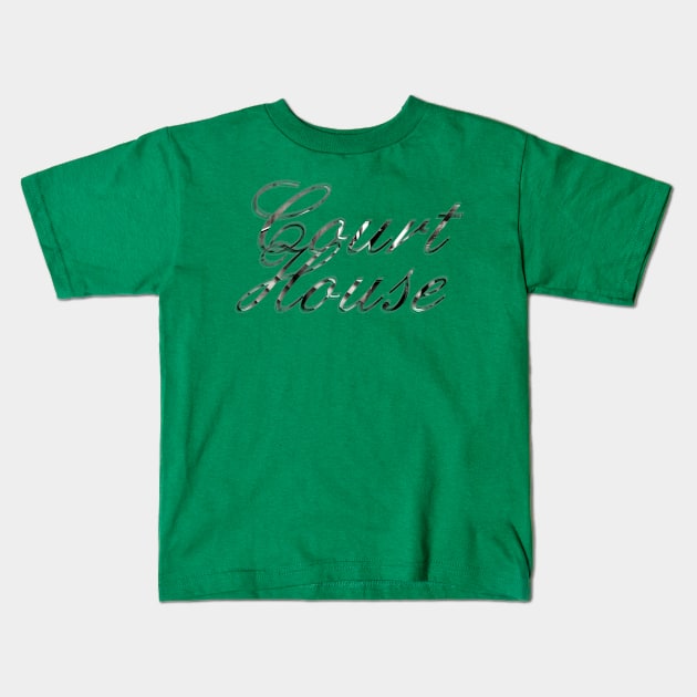 Court House Kids T-Shirt by afternoontees